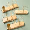 Metal 2-in-1 Napkin Holder Elegant Design Toothpick Dispenser  For Kitchen