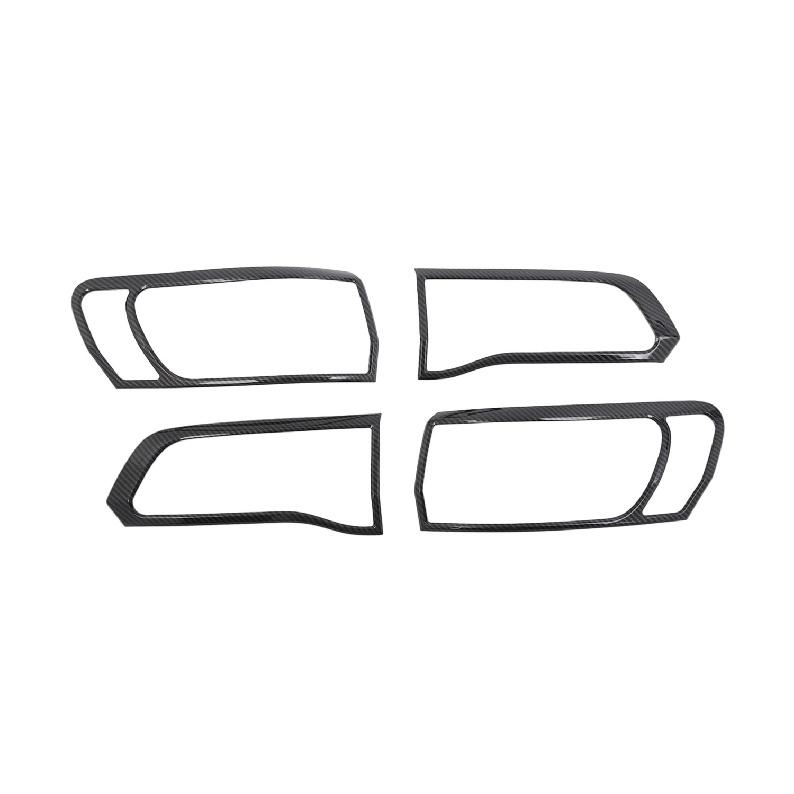 2PCS Car Rear Tail Light Lamp Guard Cover Bezel for Jeep Grand Cherokee 2014 2015 2016 2017 2018 2019 2020 Exterior Accessories