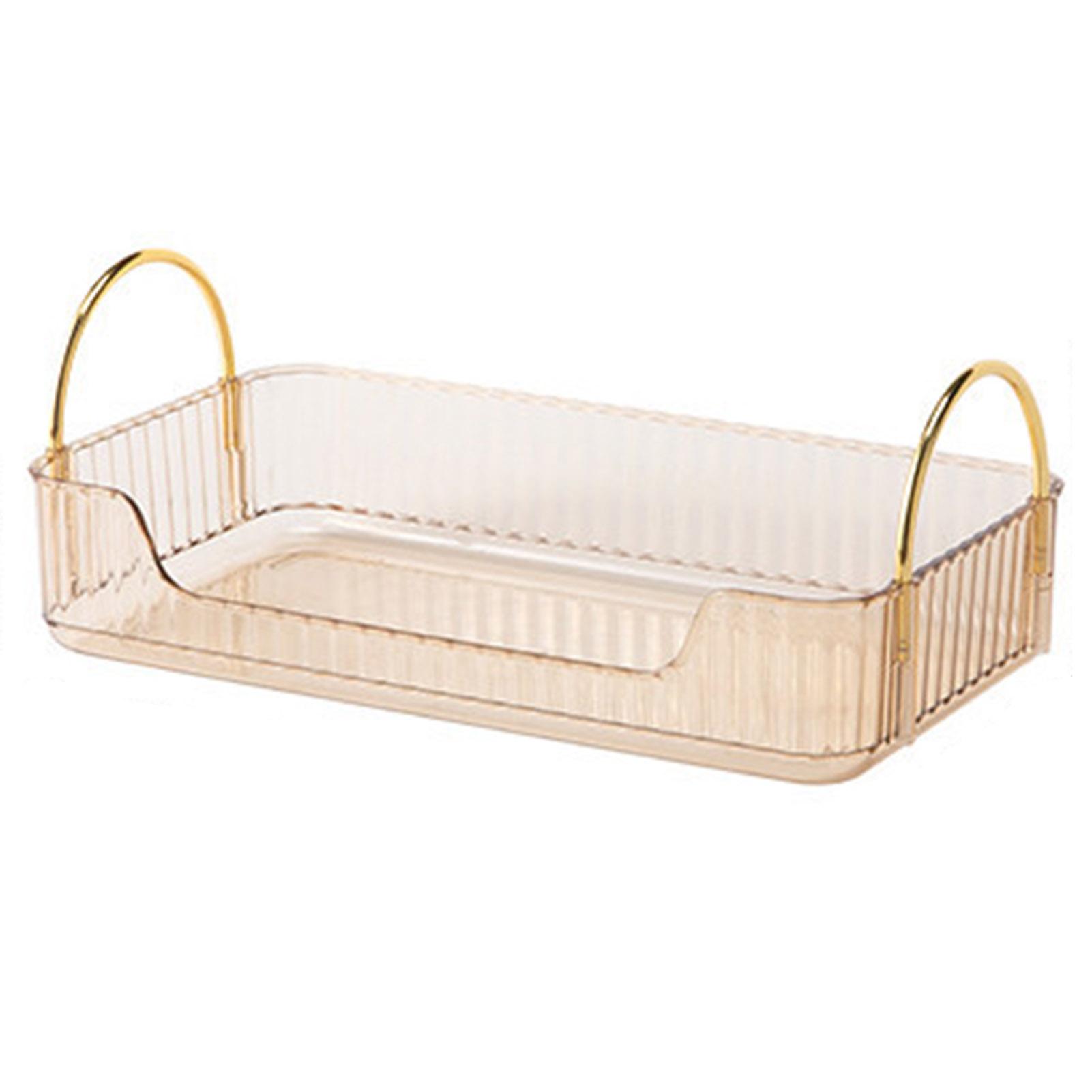 

Bathroom Organizer Rack Light Luxury Acrylic Storage Holder For Jewelry Cosmetic Makeup Skincare Hair Accessory Home Storage Box бурштин
