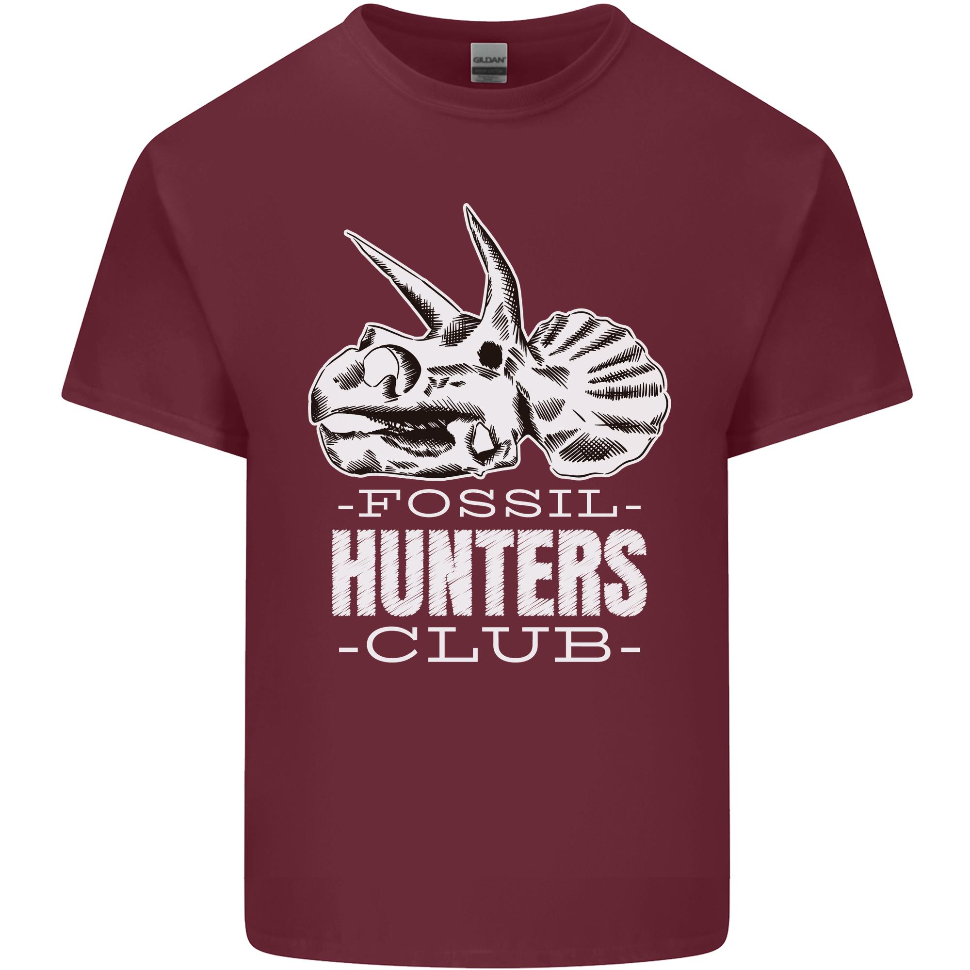 Fossil Hunters Club Palaeontologist Dinosaurs Unisexs Light Cotton TShirt S