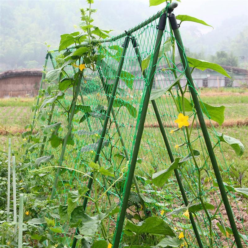 2.7*1.8m#Garden Green Nylon Trellis Netting Climbing Bean Plant Nets Grow FenceA