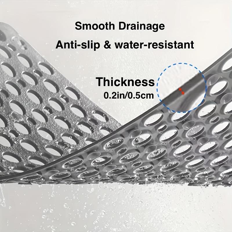 1ks PVC Čtvercová Protiskluzová Koupelnová Podložka Ekologická Sprchová Podložka na Podlahu s Přísavkami Proti Pádu Masážní Podložka na Nohy do Koupelny