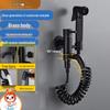 Deer Wall-Mounted Black Mop Sink Faucet