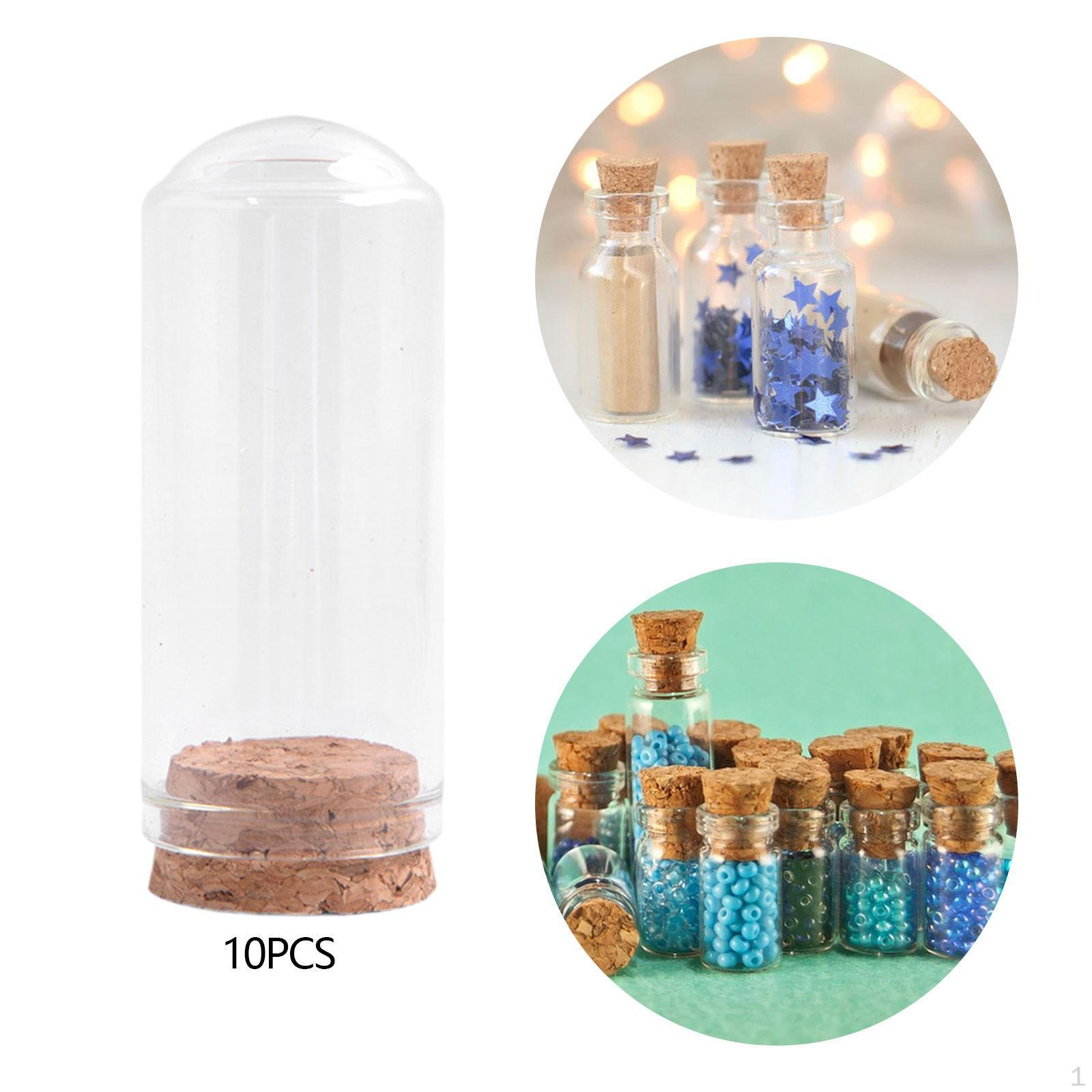 

10 Стеклянных куполов для демонстрации декоративных банок Клош Колокол Дом События 30mmx70mm