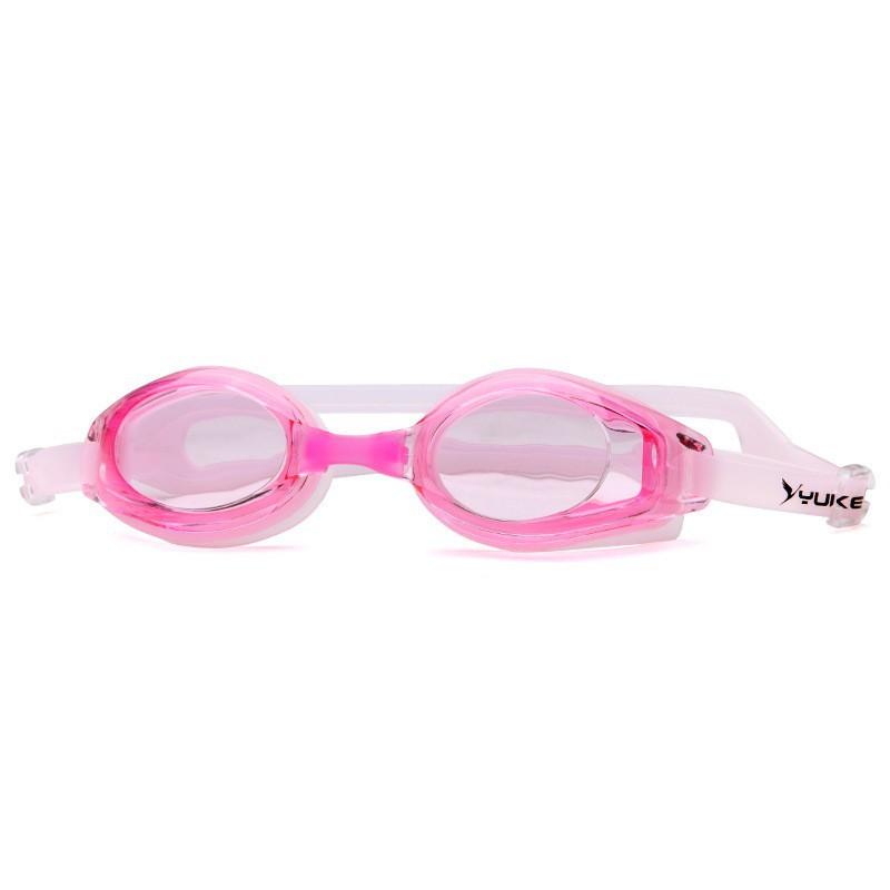 

Adult Swimming Goggles Waterproof Anti-fog Transparent Glasses Men s Flat-light Sports Equipment Anti-ultraviolet Eye Protection розовый