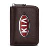 1pcs Fashion Leather Car Driver's License ID Card Bank Card Wallet Car Styling For Kia Rio Ceed Sportage Cerato Soul Sorento K2 K5 Flip Car Accessorie
