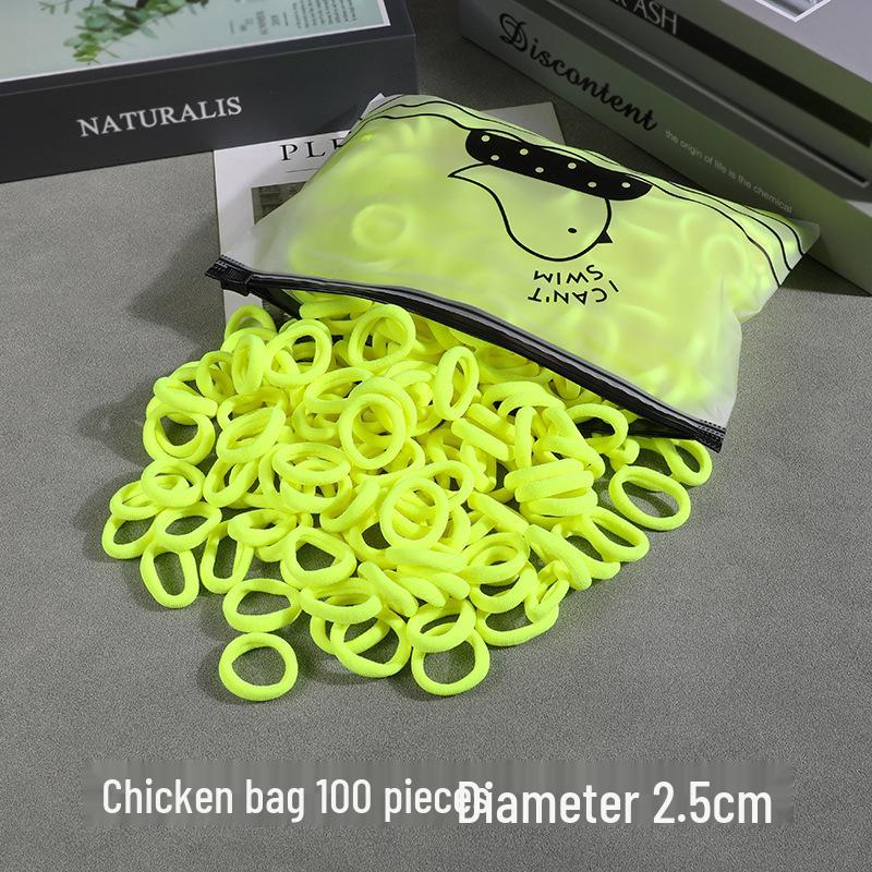 High-Elasticity Hair Ties for Girls - Gentle on Hair, Perfect for Children's Hairstyles