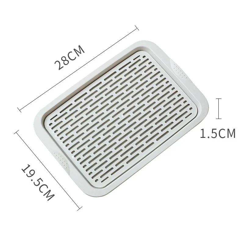 Rectangular Tea Tabl Tray Home Kitchen Fruit Dessert Tray Tea Tray Tea Table Bathroom Soap Tray Coffee Tea Cutlery Holder