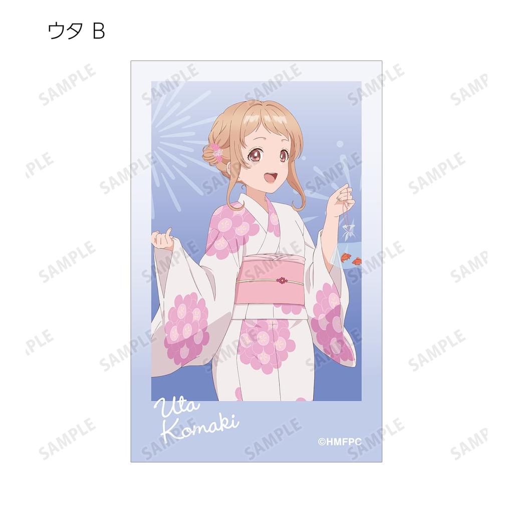 TV Anime [Utagoe wa Mille-feuille] Original Summer Festival Ver. Trading Instant Camera Style Illustration Cards, Box of 12