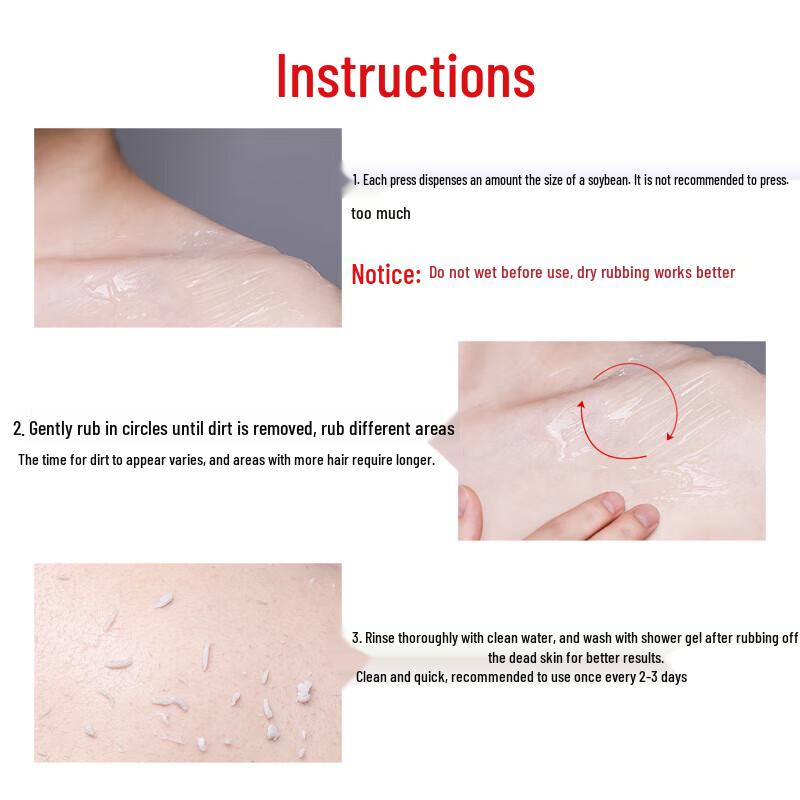 Hefengyu Men's Woody Exfoliating Shower Gel