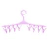 Multifunctional Plastic Hangers Underwear Socks Bra Hook Dryer Shelf 8 Clips
