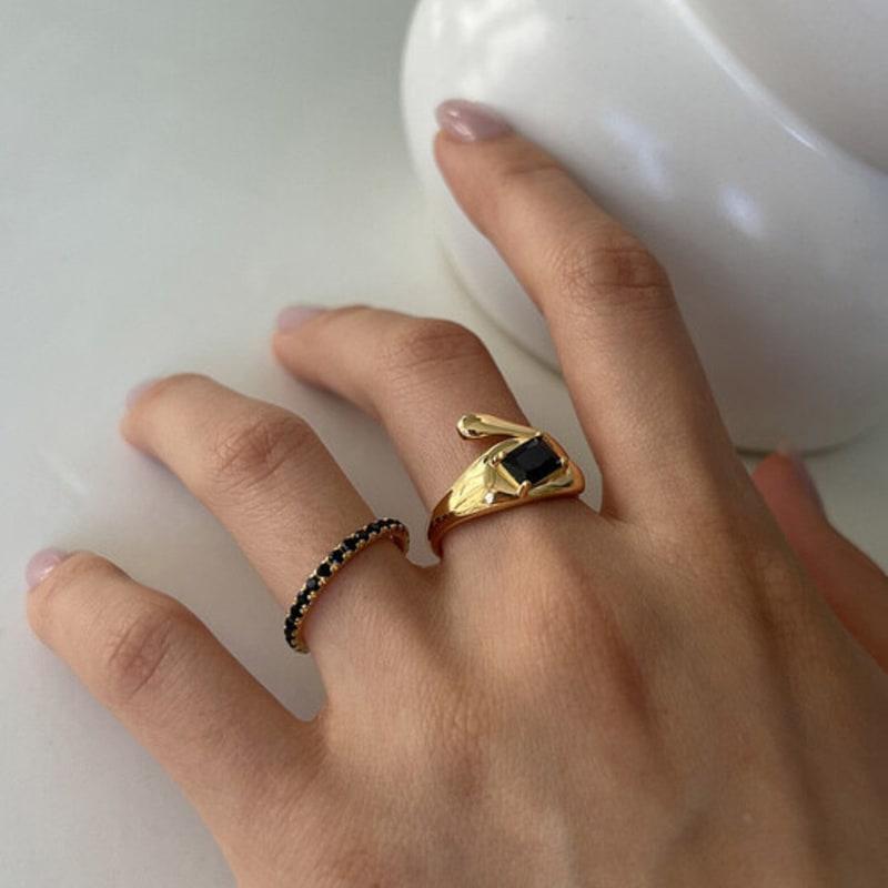 mosxe [925silver] Exculsive ring (2color)