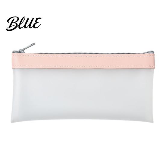 Transparent Stationery Organizer Clear Mesh Pencil Case Large Pen Pouch for Girls