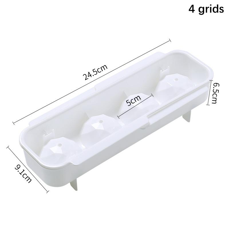 

4/15 Ячеек Форма для хоккея с шайбой из ПП для льда Замороженный шар для виски Эскимо Поддон для кубиков льда Коробка Приготовление ледяных шаров Кухонные инструменты Аксессуары 4 grids