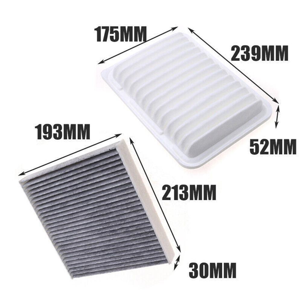 Set Air Filter Engine&Cabin 17801-21050 For Corolla