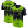 Individuelles Name Nummer 3D Farbblockmuster T-Shirt Neues Design Pop Herren Fußball Kurzarm Oberteile Schnelltrocknend Unisex Individuelle T-Shirts