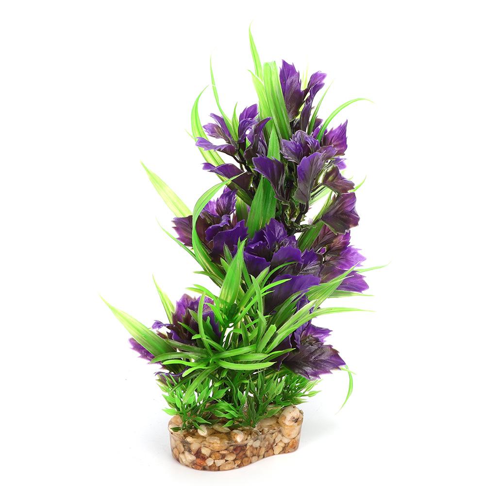 Aquarium Decoration Artificial Plastic Water Plants Grass for Fish Landscape