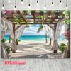 1Pcs Hawaiian Beach Tropical Decoration Background Bedroom Backdrop Decorations For Photo Studio Photo Booth Christmas Party
