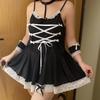 Plus Size Sexy Maid Lingerie Set: Tempting Easy-to-Remove Costume