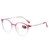 Round Anti Blue Light Reading Glasses Presbyopic Eyeglasses Computer Prescription Eyewear with Degree +1.0~+4.0 Oculos De Grau
