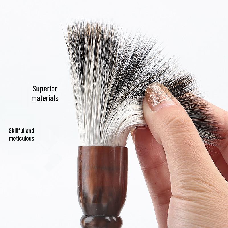 Mixed Hair Chinese Painting and Calligraphy Brush Set: Garlic Head Brush with Sheep and Wolf Hair—Large, Medium, Small for Peony and Plum Painting.