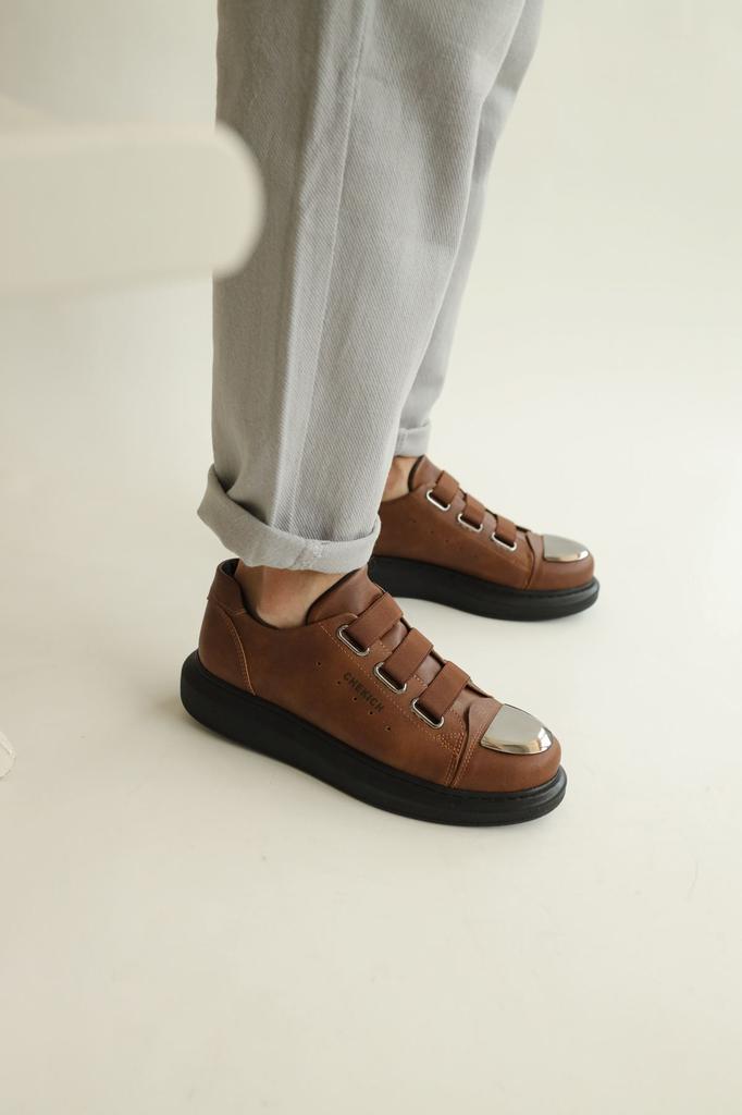 Chekich H New Collection CH251 Mirror Men Shoe White Black Brown Tan