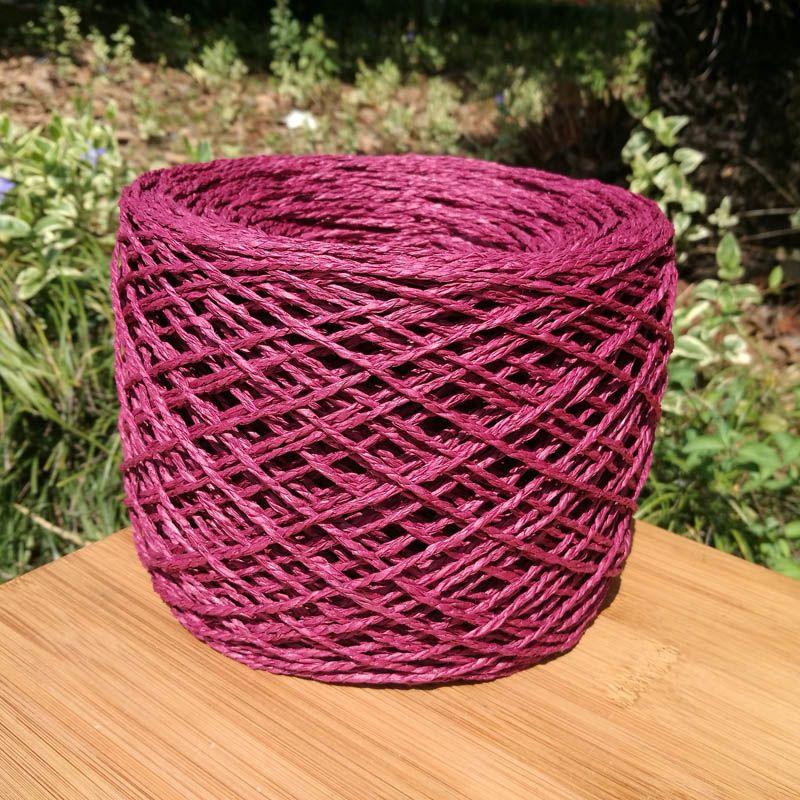 150g Natural Cotton Raffia Yarn for Hand Crochet Knitting Summer Hats Bags Diy Straw Sandals Fluffy Paper Grass Thread Beige