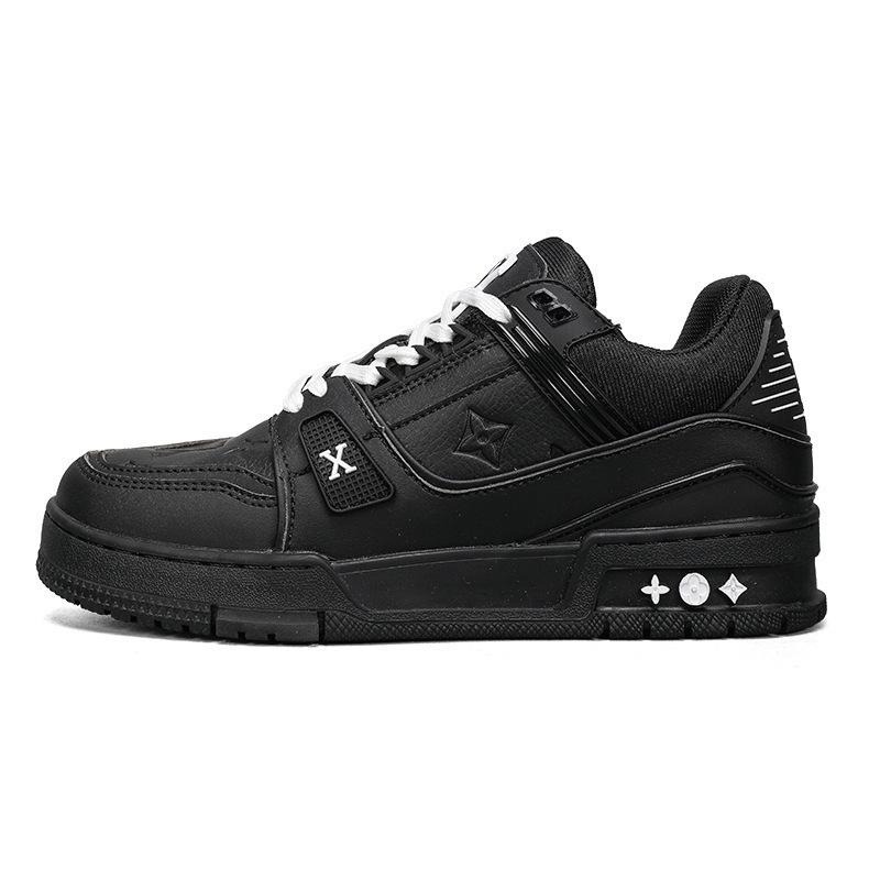 Bread shoes men s shoes autumn and winter shoes sports casual board shoes 41 чёрный