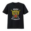 Iggy And The Stooges Cheetah Print T Shirt FKQ7 Vintage Washed Versatile Homme Soft Casual Graphic Stretched Designer Clothes