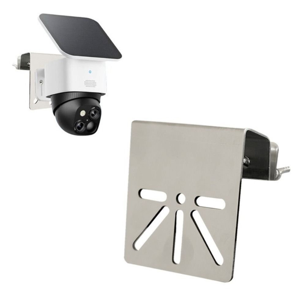 Rustproof Screws Security Camera Brackets Stainless Steel Solar Camera Bracket  Outdoor Use