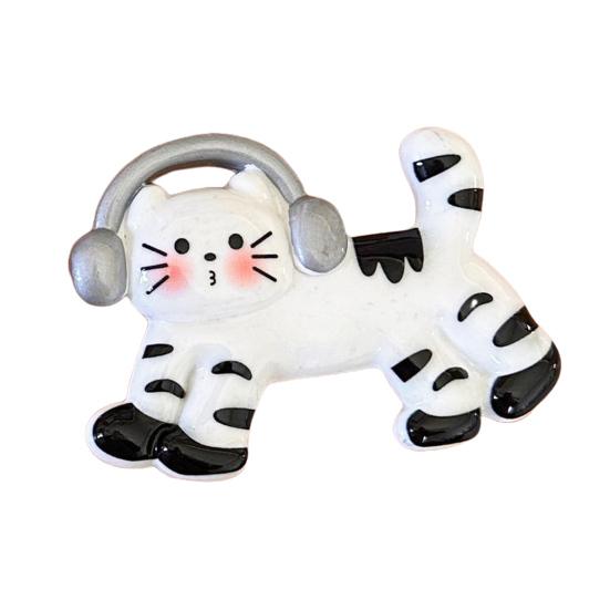 Cartoon Dog Resin Refrigerator Magnet DIY Cat 3D Kitten Puppy Magnetic