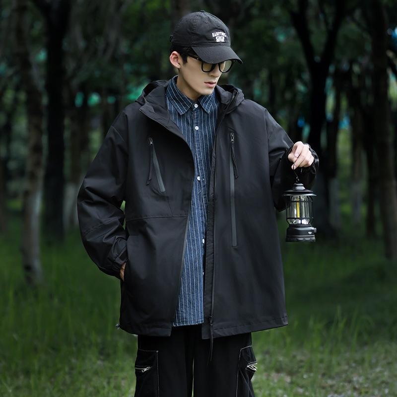 New Autumn and Winter Jacket Outdoor Men and Women Japanese Hooded Jacket Jacket Functional Loose Couple Jacket