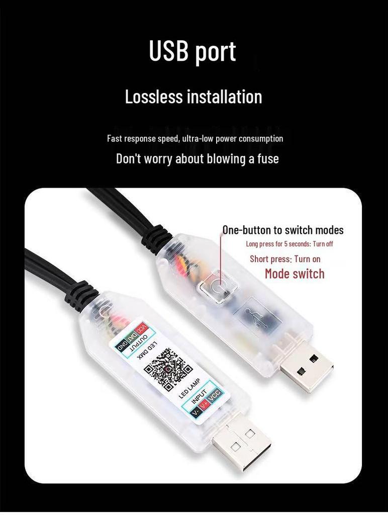 Iridescent Wireless LED Car Door Frame Light Strip – Flowing, No Wiring Needed
