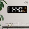 Homlly Large LED Digital Alarm Wall Clock with Timer Temperature Date Remote Controller (39 x 13cm)