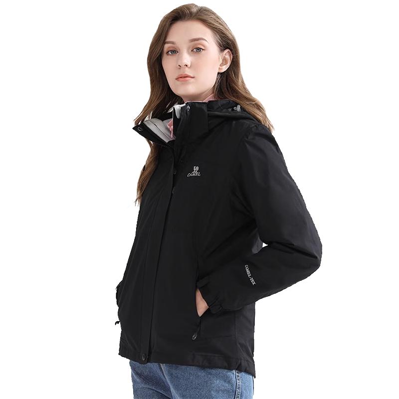CAMEL Unisex 3-in-1 Waterproof Fleece-Lined Outdoor Jacket