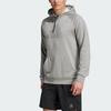 Adidas Fashion Comfortable Versatile Hoodie Unisex Hoodies Gray IW8405