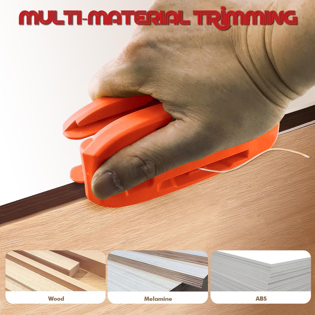 3 In 1 Woodworking Trimmer Tool Right-angle Woodworking Planer Decorative Panel Edge Banding Scraper Chamfering Round Corner