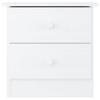 Maison Exclusive - Table de chevet ALTA blanc 41x35x41 cm bois de pin massif