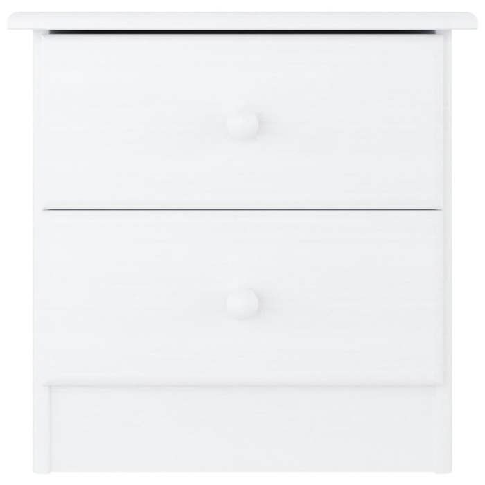 Maison Exclusive - Table de chevet ALTA blanc 41x35x41 cm bois de pin massif