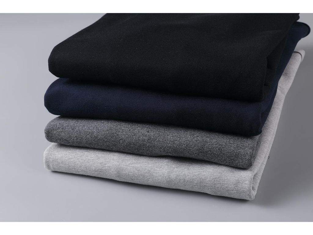 Trend Brand Four-Stripe Terry Cotton Sweatpants: European & American Casual Skinny Fit