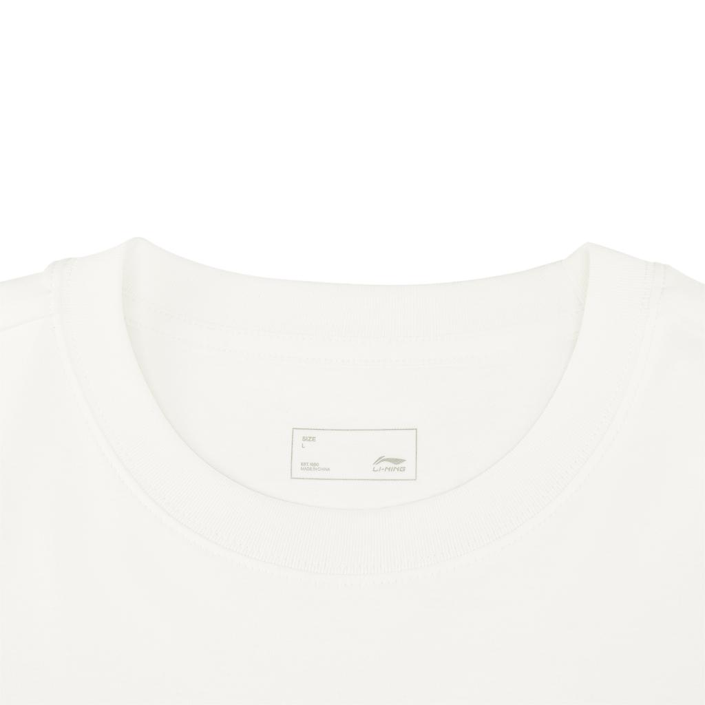 Série Style de Vie Sportif Li Ning T-shirt à Col Rond Séchage Rapide Frais Hauts Unisexes AHSW395-2