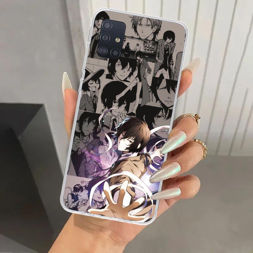 Bungo Stray Dogs Manga Phone Case for Samsung Galaxy A52 A32 A22 A12 A02S A50S A30S A10S Note 20 Ultra 10 Plus S10 A31 A20 A71 A