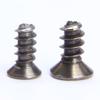 Black Nickel Plated Carbon Steel Self-Drilling Flat Head Screws (M2/M3/M4/M5)
