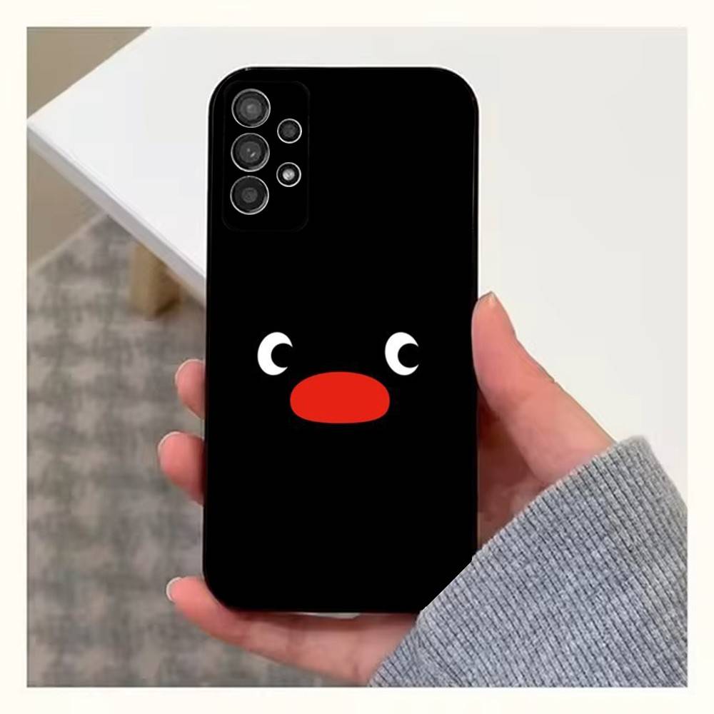 

Cartoon Pingu Penguin Case For Samsung S22,S25,S24,S23,Ultra,FE,S20,S10,Plus,S21,S9,Lite,Soft Silicone Black SamsungS24ULTRA