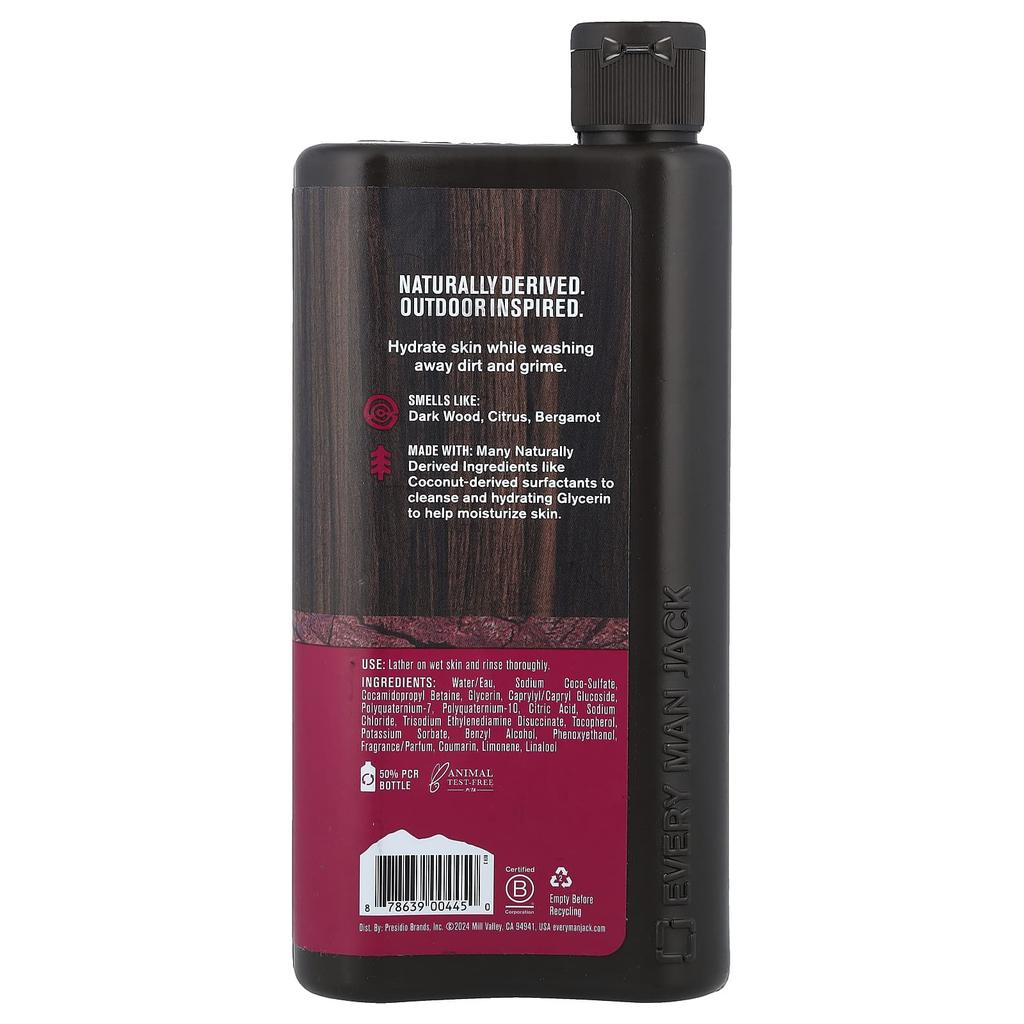 Every Man Jack, Hydrating Body Wash, Crimson Oak, 500ml (16.9 fl oz)