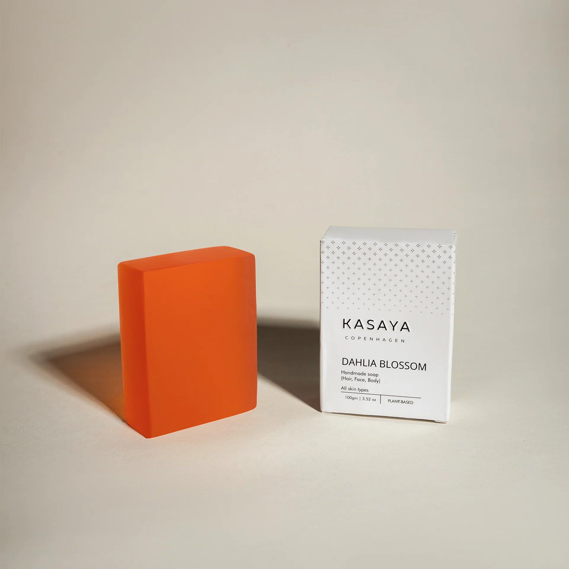 Kasaya Kasaya Dahlia Blossom Soap | Handmade Cleanser with Sweet Almond Oil, Avocado Butter & Dahlia Flower Oil | Gently Removes Makeup & Impurit