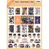 THE BOYZ the boys Goods poster 12 pieces + sticker set 1 piece 12 Poster 1 Sticker Set (the boyz)