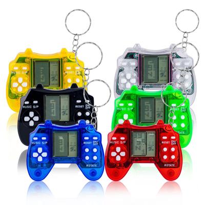 Mini Handheld Tetris Game Keychain - Retro Electronic Toy Console
