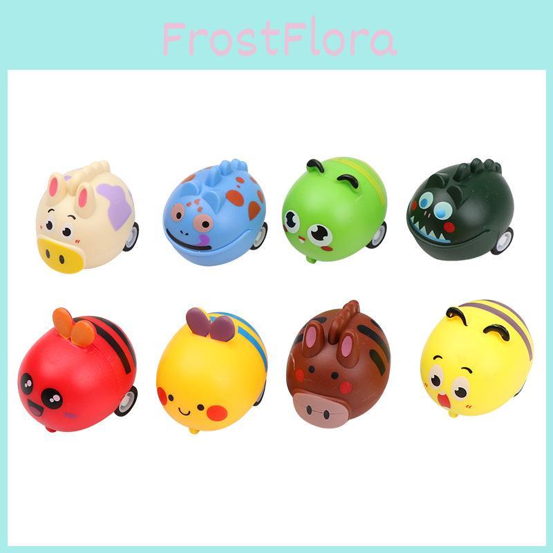 Childrens Cartoon Bunny Mini Pull Back Car With Animal Design For Kids Playroom Decor