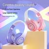 B39 Gradient Color Over-Ear Luminous Bluetooth Gaming Headset with Heavy Bass.